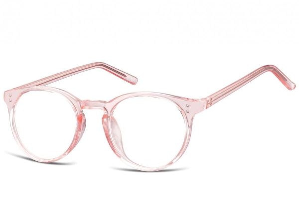 Okulary oprawki korekcyjne Lenonki zerówki transparentne Sunoptic CP123C
