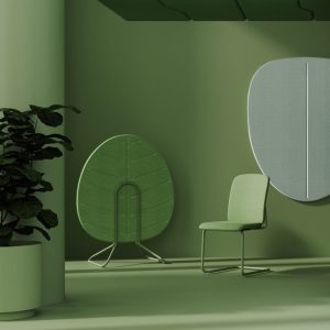 Panel akustyczny wolnostojący Alberi free liść eliptyczny