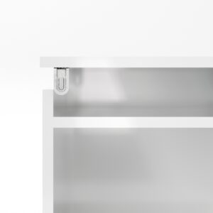 Zagłówek do łóżka biały 140x190 cm Naia