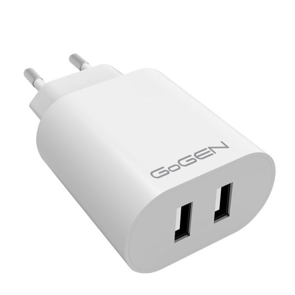 Ładowarka sieciowa 2x USB-A 24W 4,8A GoGEN ACH206W