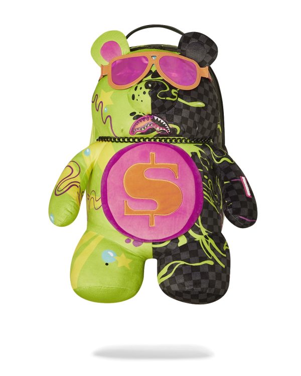PLECAK Z PLUSZOWYM MISIEM "SLIME DIME MONEYBEAR"