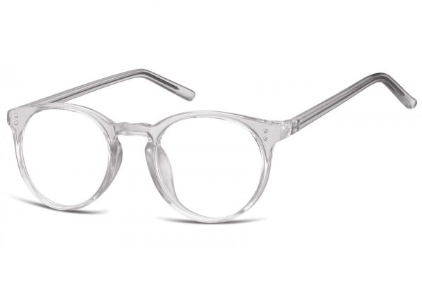 Okulary oprawki korekcyjne Lenonki zerówki transparentne Sunoptic CP123