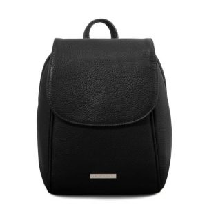 Tuscany Leather TL Bag - plecak z miękkiej skóry, kolor czarny TL141905
