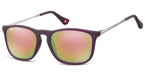 Okulary dziecięce nerdy Unisex lustrzanki matowe CS72C