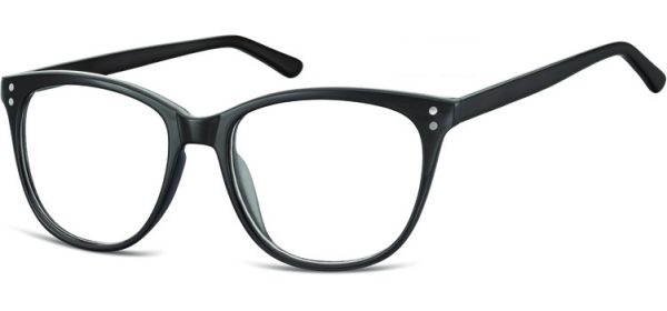 Okulary oprawki zerówki korekcyjne Unisex Sunoptic AC22 czarne