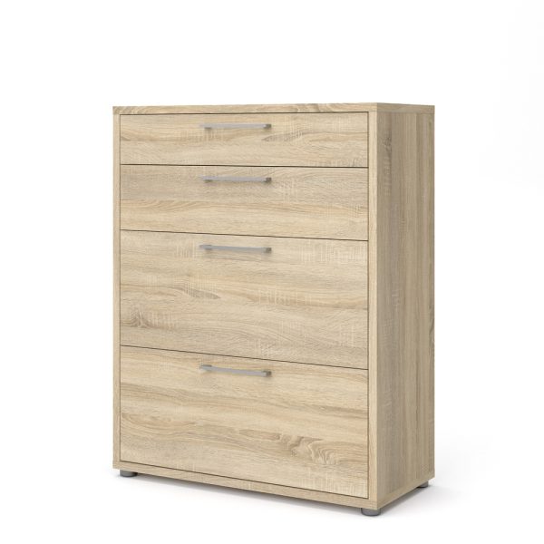 Szafka biurowa z szufladami dąb sonoma mat 89 cm Prima