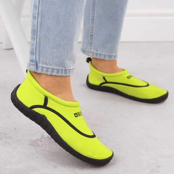 Neonowe buty do wody zielone Big Star NN274A803