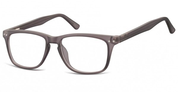 Okulary oprawki korekcyjne Nerdy zerówki Sunoptic CP136B jasnoszare