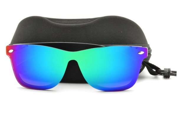 Okulary Pełne Lustro Nerdy przeciwsłoneczne UV400 - STD-12