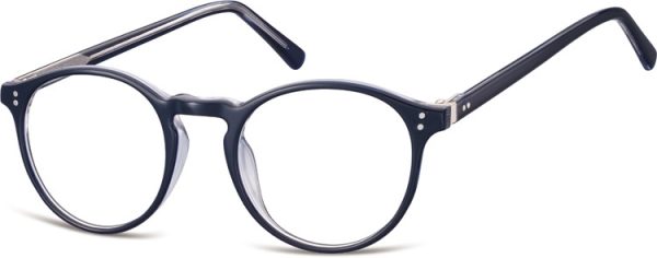 Okrągłe Okulary oprawki zerówki korekcyjne Sunoptic AC43H