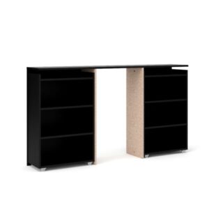 Zagłówek do łóżka czarny 160x200 cm Naia