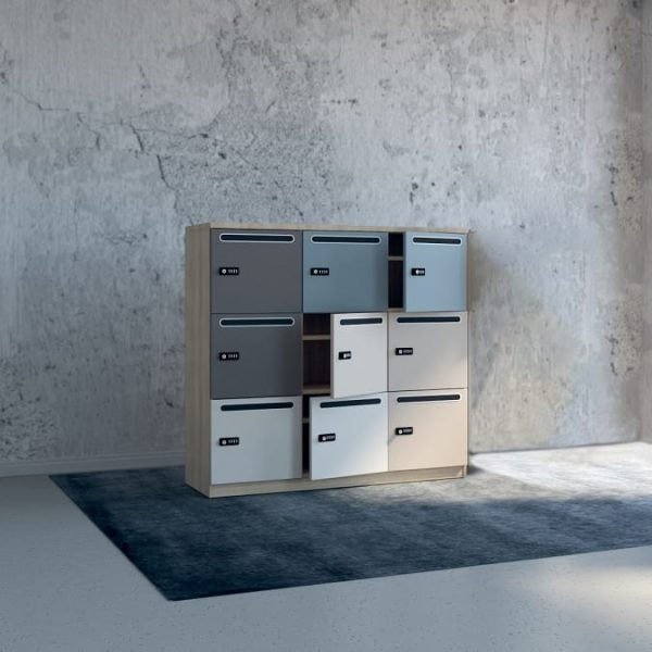 Szafa typu Locker Puzlo Easy Space 9 skrytkowa