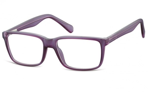 Okulary oprawki korekcyjne Nerdy zerówki Flex Sunoptic CP162E fioletowe