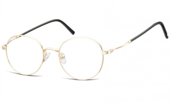 Lenonki okrągłe Okulary oprawki optyczne 927C złote