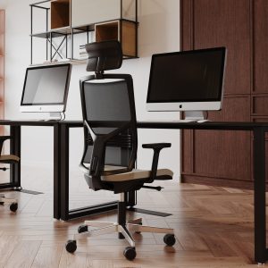 Fotel obrotowy Eleven EL 103 Black z zagłówkiem