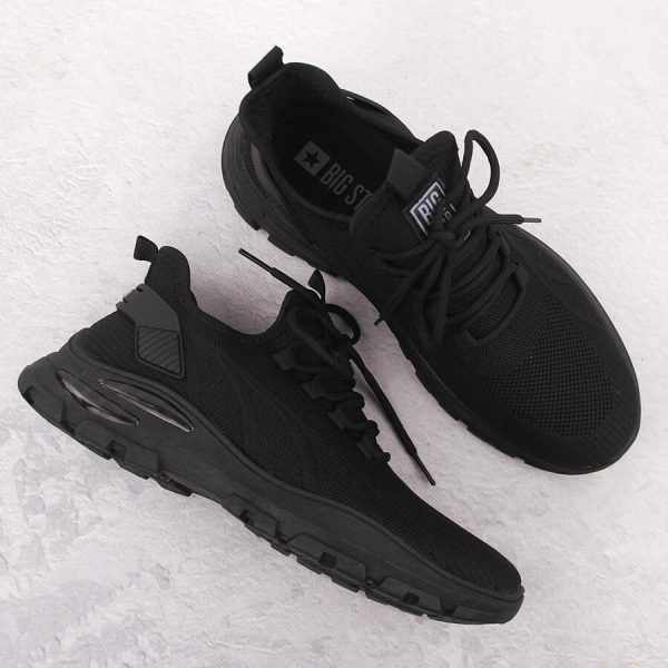 Buty sportowe męskie czarne Big Star NN174467