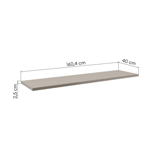 Blat łazienkowy Nova Cashmere 160 cm, kaszmirowy