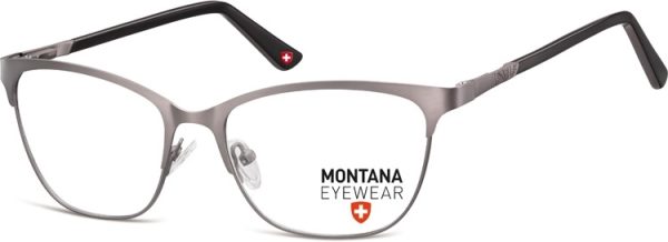 Okulary oprawki Kocie optyczne Montana MM606C jasnografitowo-czarne