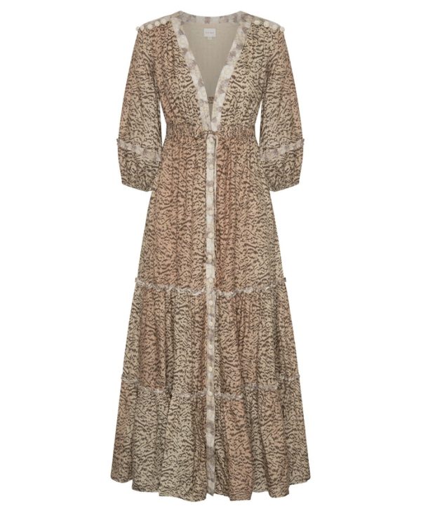 SUKIENKA MAXI W ZWIERZĘCY PRINT "WILDLING"
