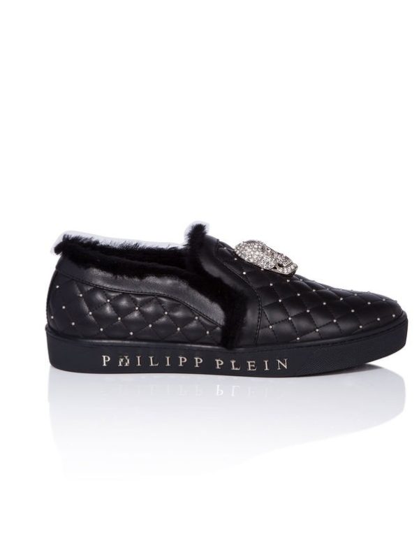 PHILIPP PLEIN SLIP-ON "WHITE"
