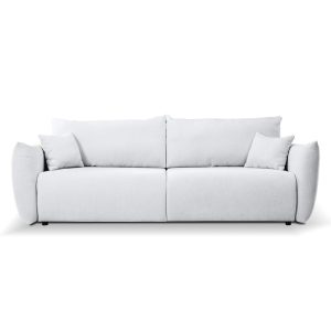 Sofa rozkładana Allora z pojemnikiem, jasnoszara