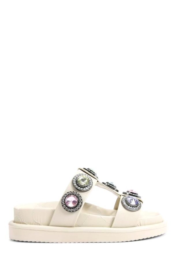 KLAPKI Z KRYSZTAŁAMI I LOGO "ORSON CRYSTAL SANDAL"