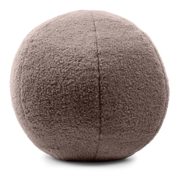 Poduszka kulka Ballen, mocha, boucle