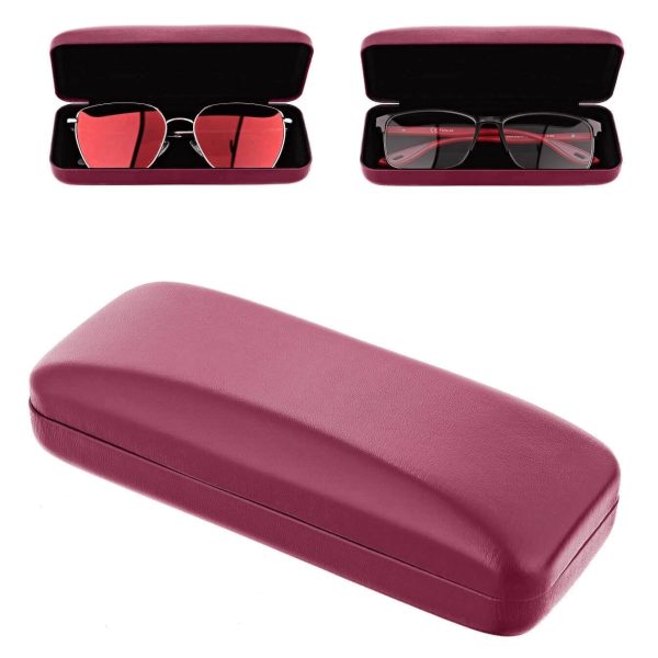 Etui na okulary ET-118F bordowe