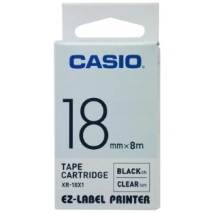 Taśma Barwiąca Oryginalna Casio XR-18X1 (XR18X1) (Przezroczysty) (18 mm, 8 m) - DARMOWA DOSTAWA w 24h