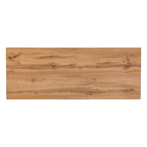 Zestaw Adel dwie szafki pod umywalkę i blat 120 cm, kaszmir/dąb wotan