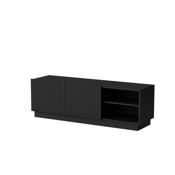 Szafka RTV czarna mat 150 cm Ardea