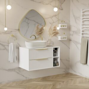 Regał wiszący Avila 20 cm, biały