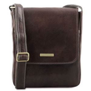 Tuscany Leather John - stylowa skórzana torba na ramię dla mężczyzn , kolor ciemny brąz TL141408
