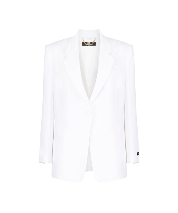 ELEGANCKA MARYNARKA Z KLAPAMI