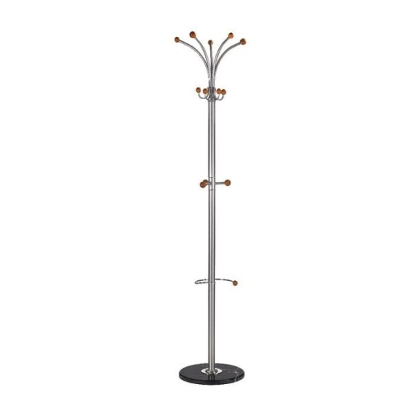 Wieszak stojący srebrny mat 180 cm W46