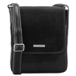 Tuscany Leather John - stylowa skórzana torba na ramię dla mężczyzn , kolor czarny TL141408