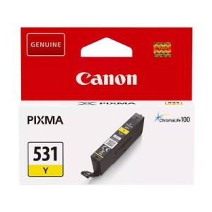Tusz Oryginalny Canon CLI-531 Y (6121C001) (Żółty) - DARMOWA DOSTAWA w 24h