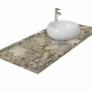 Blat łazienkowy z granitu Alaska Gold 3cm