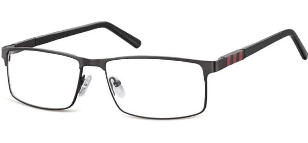 Prostokatne okulary oprawki zerowki Sunoptic 602F