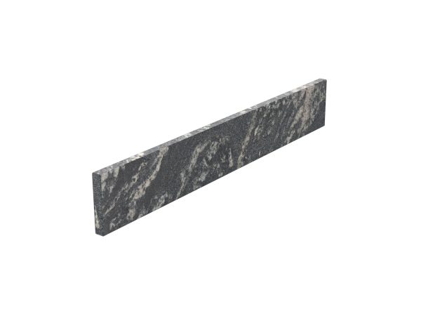 Cokół granitowy Titanium Silver 10cm LAPPATO