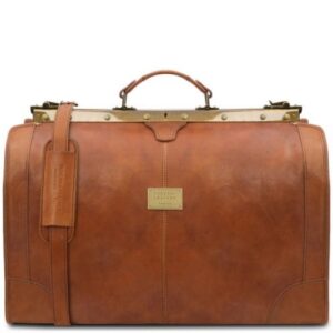 Tuscany Leather Madrid - Gladstone skórzana torba podróżna - rozmiar L , kolor natural TL1022