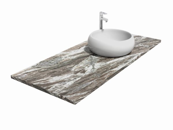 Blat łazienkowy z marmuru Fantasy Brown Mat 2cm