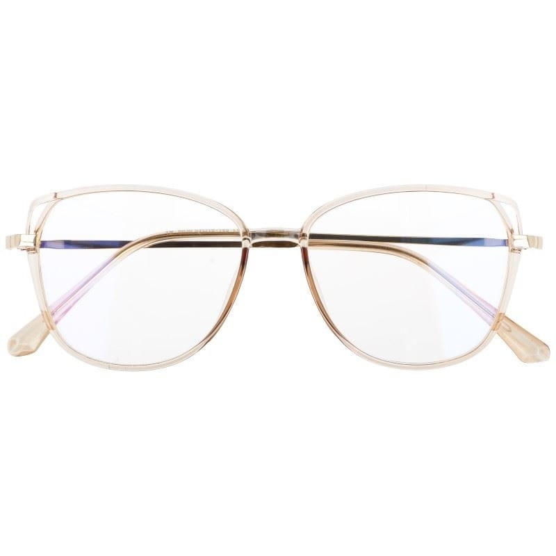 Okulary damskie z filtrem BLUE LIGHT do komputera zerówki 2543