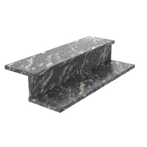 Schody granitowe Titanium Silver 2cm LAPPATO