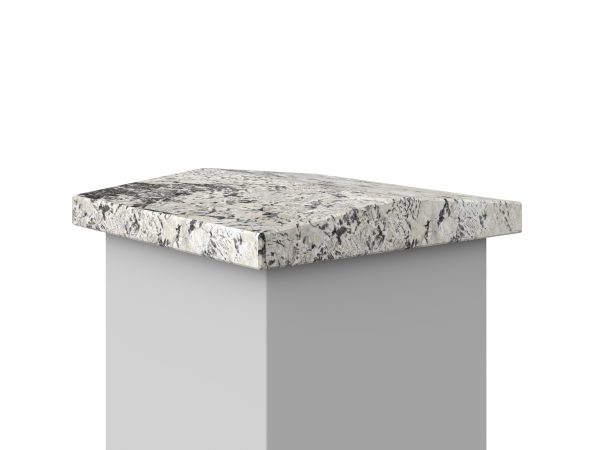 Daszek dwuspadzisty monolit granitowy Exotic White 3cm