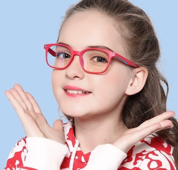 Ochronne okulary do komputera dziecięce BLUE LIGHT z filtrem światła niebieskiego 2550D