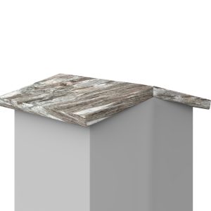 Daszek dwuspadzisty klejony marmurowy Fantasy Brown Mat 2cm