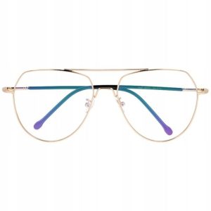 Okulary z filtrem światła niebieskiego do komputera zerówki T7589A