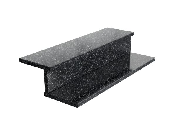 Schody aglomarmur Nordic Black 3cm