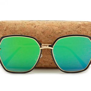 Okulary przeciwsłoneczne sześciokątne lustrzane Damskie Glam STD-84